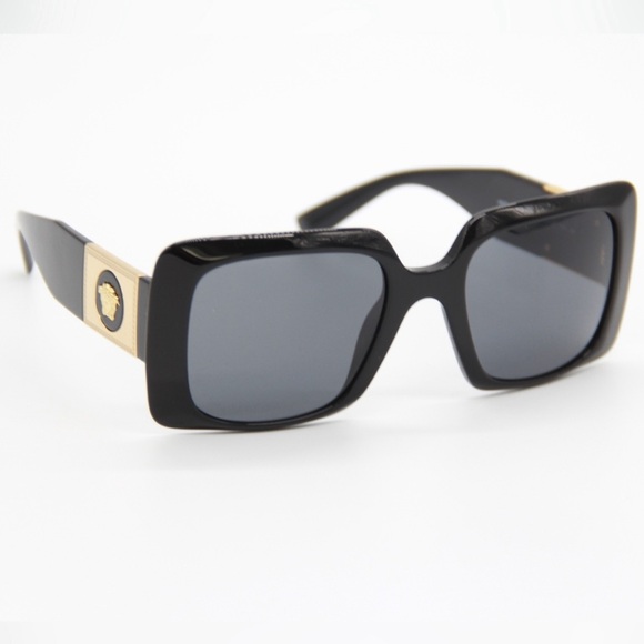 NEW VERSACE VE4405 GB1/87 BLACK SUNGLASSES NEW VERSACE MOD 4405 - Picture 3 of 8